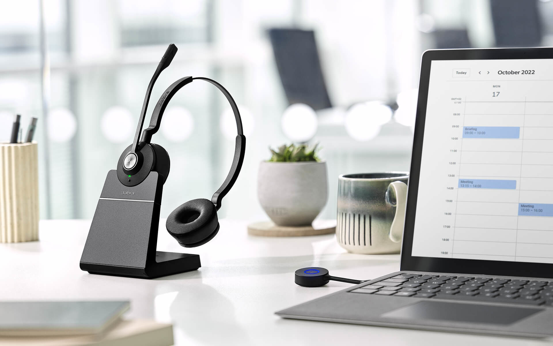 Jabra Jabra Engage 55 MS Stereo Draadloze DECT Headset (USB-A)