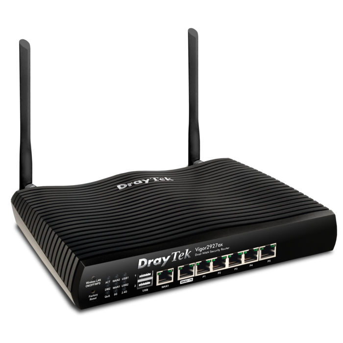 Draytek DrayTek Vigor 2927AX Zakelijke Dual-WAN Wi-Fi 6 Router