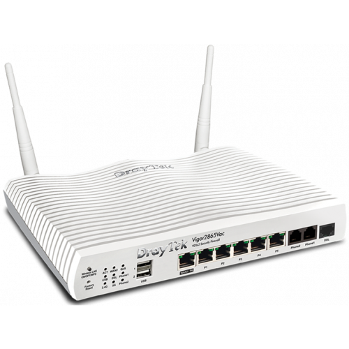 Draytek DrayTek Vigor 2865Vac VDSL2 Modem Router met AC1300 Wi-Fi & VoIP