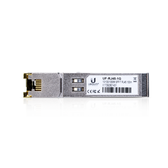 Ubiquiti Ubiquiti UACC-CM-RJ45-1G SFP naar RJ45 Module - 1 Gbps