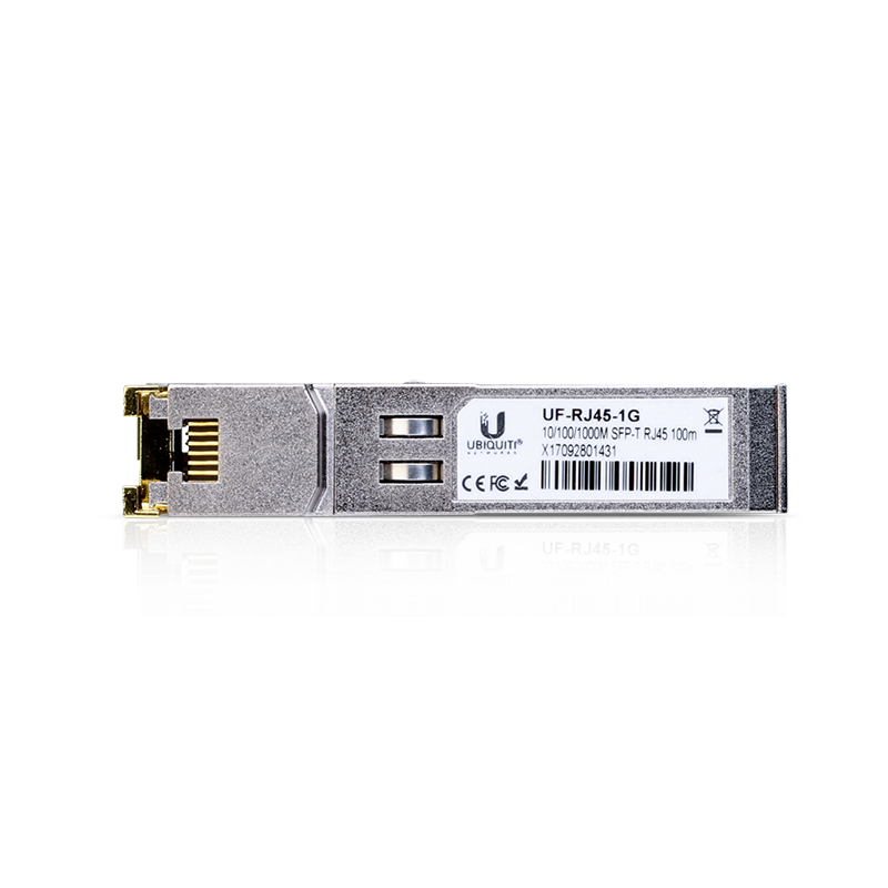 Ubiquiti Ubiquiti UACC-CM-RJ45-1G SFP naar RJ45 Module - 1 Gbps