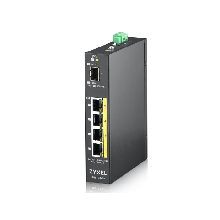 Zyxel Zyxel RGS100-5P Industriële Switch RGS100-5P-ZZ0101F