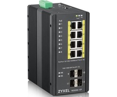 Zyxel Zyxel RGS200-12P Industriële Managed PoE+ Switch