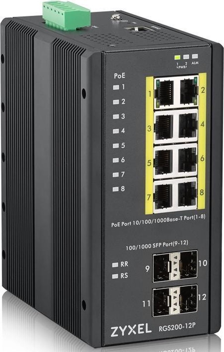 Zyxel Zyxel RGS200-12P Managed PoE+ Switch RGS200-12P-ZZ0101F