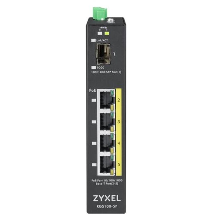 Zyxel Zyxel RGS100-5P Industriële Switch RGS100-5P-ZZ0101F