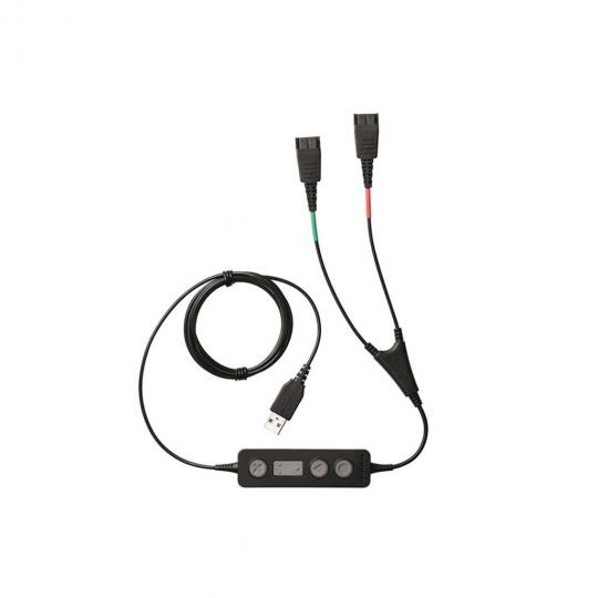 Jabra Jabra Link 265 USB Trainingskabel voor 2 QD Headsets (265-09)