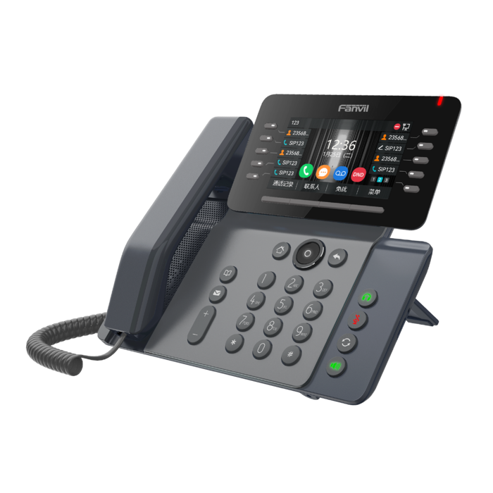 Fanvil Fanvil V65 VoIP Telefoon - 20 SIP-lijnen met Wi-Fi en Bluetooth
