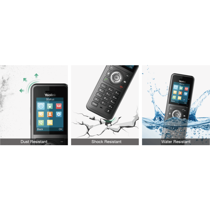 Yealink Yealink W79P IP DECT Telefoon met W70B Basisstation en W59R Robuuste Handset