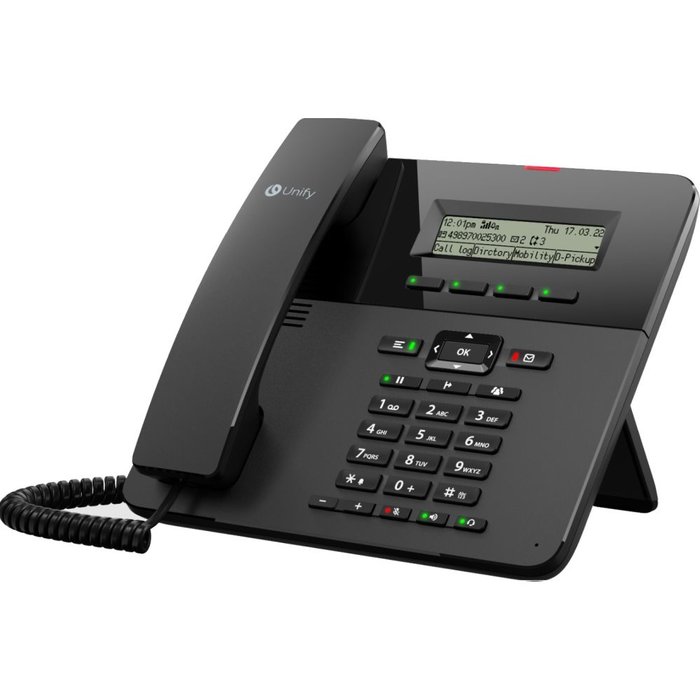 Unify Unify OpenScape CP210 SIP Bureautelefoon Zwart (L30250-F600-C581)