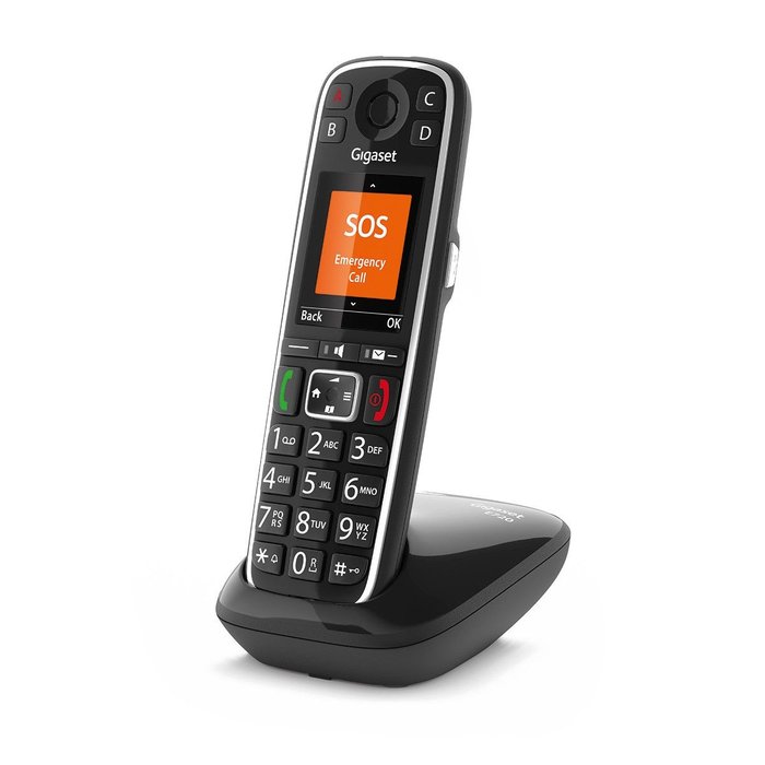 Gigaset Gigaset E720 Draadloze Seniorentelefoon met SOS-knop en Bluetooth