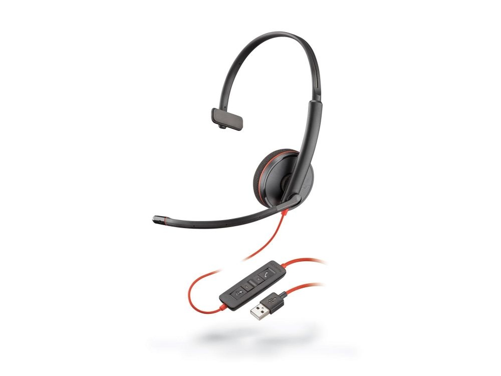Poly Poly Blackwire C3210 Enkeloors USB-A Headset 209744-201
