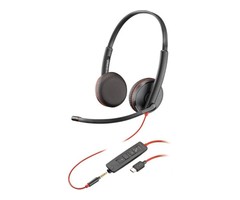 HP-Poly-Plantronics Plantronics Blackwire C3225 Stereo Headset USB-C