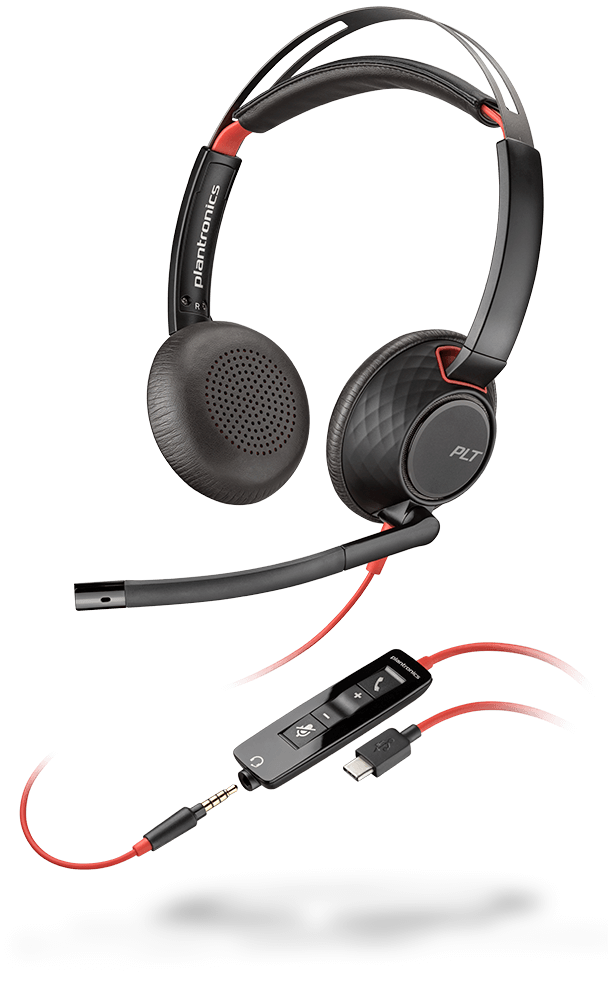 Poly Plantronics Blackwire C5220 USB-C & 3.5mm Headset 207586-201