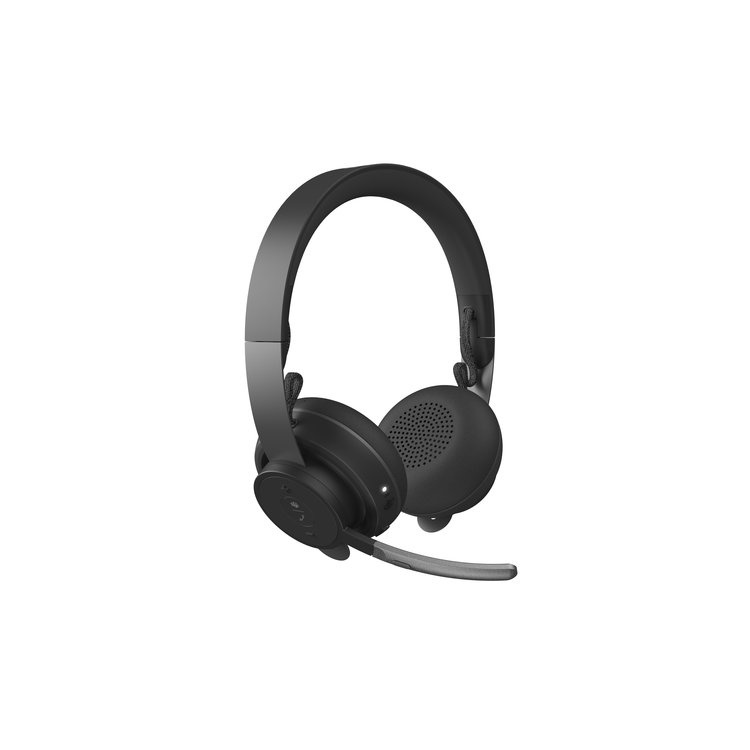 logitech Logitech Zone Wireless Teams ANC Draadloze Headset met Qi-opladen