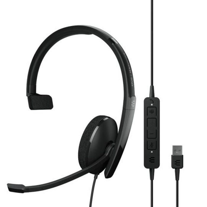 EPOS EPOS ADAPT 130T USB II Enkeloors Headset - Microsoft Teams (1000899)