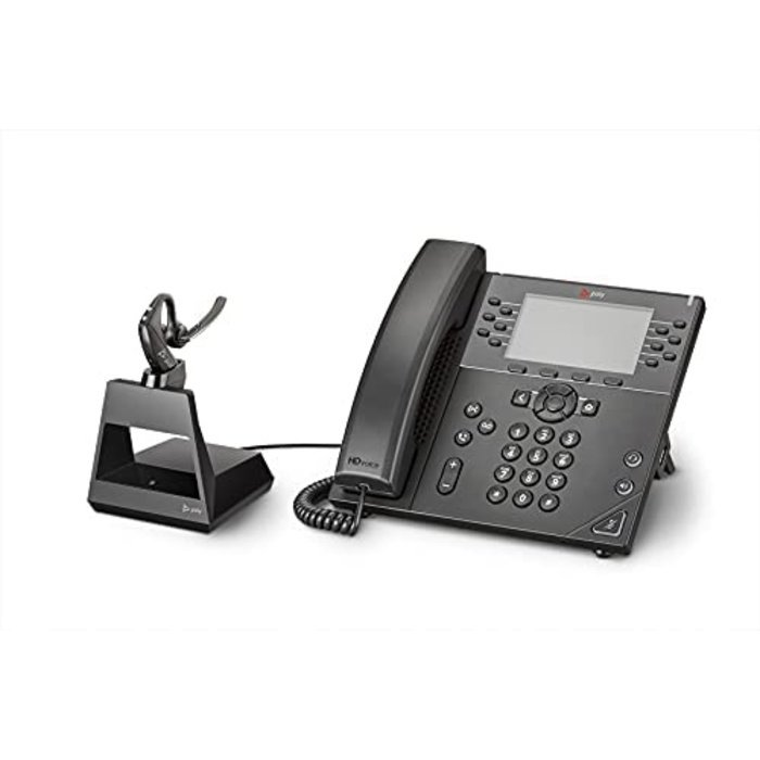 Poly Poly Voyager 5200 Office Draadloze Bluetooth Headset voor Bureautelefoon