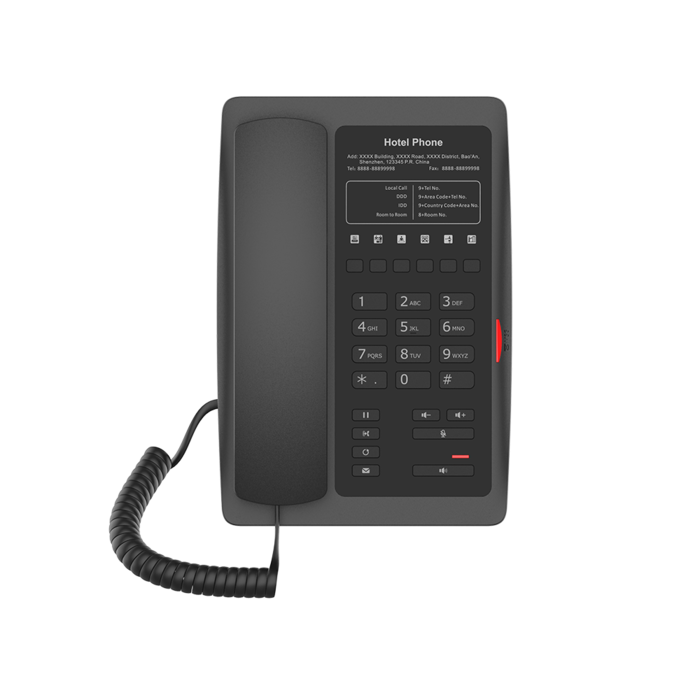Fanvil Fanvil H3W V2 WiFi VoIP Telefoon - Zwart (Hotel & Zakelijk)