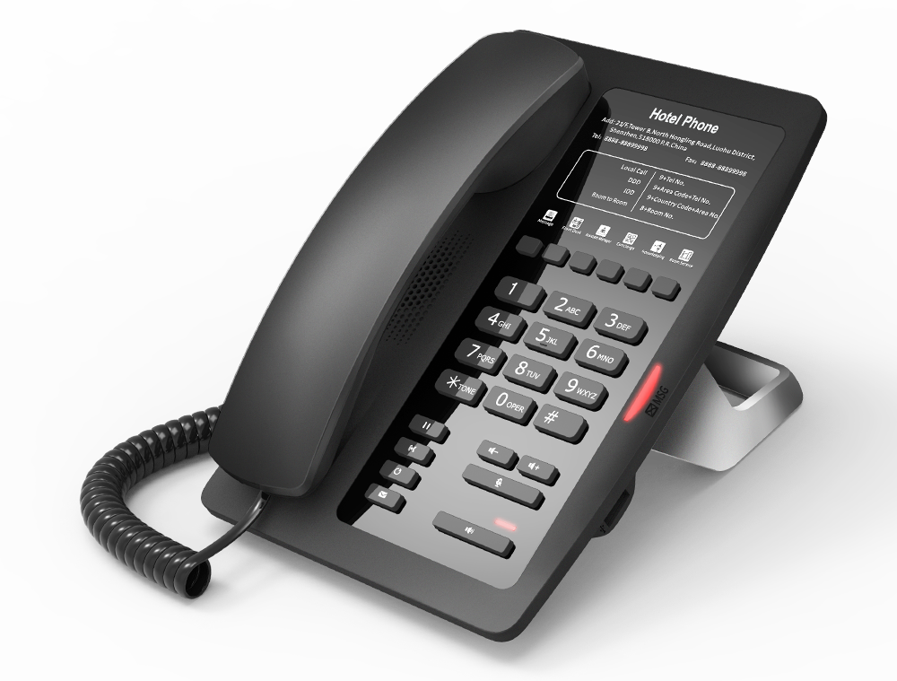 Fanvil Fanvil H3W V2 WiFi VoIP Telefoon - Zwart (Hotel & Zakelijk)