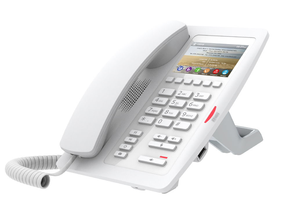 Fanvil Fanvil H5 Hotel IP-Telefoon met 3.5" Kleurenscherm - Wit