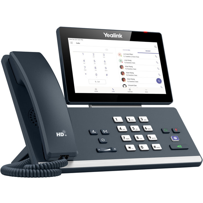 Yealink Yealink MP58 Microsoft Teams Bureautelefoon (7-inch Touchscreen, PoE, Wi-Fi)