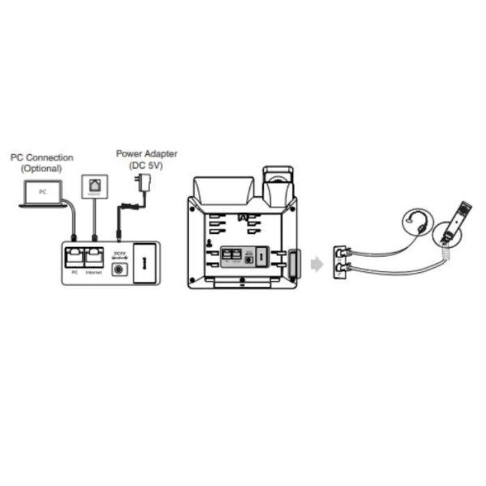 Yealink Yealink T31G Gigabit VoIP Telefoon 1301044