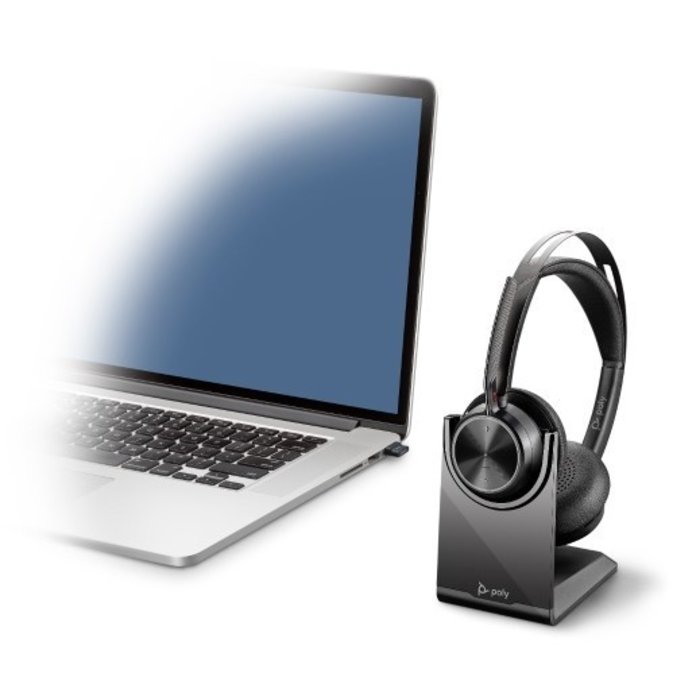 HP-Poly-Plantronics HP Poly Voyager Focus 2 MS Teams USB-C Headset met Laadstand W129012161
