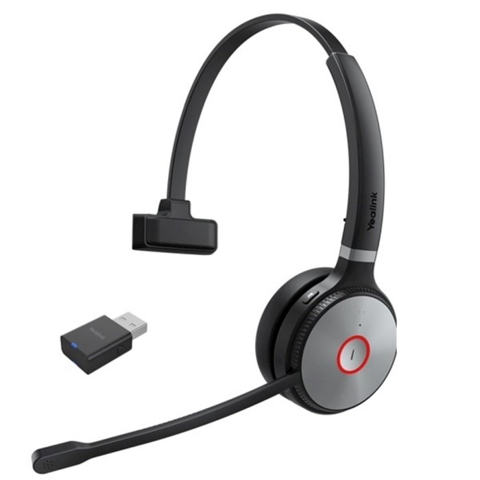 Yealink Yealink WH62 Mono Portable UC DECT Headset met Dongle