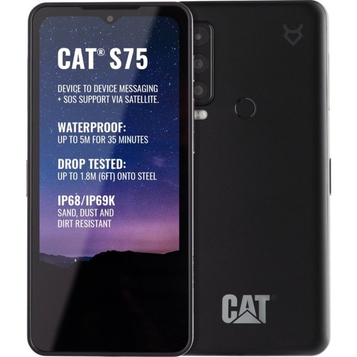 CAT Cat S75 128GB Zwart - Robuuste 5G Smartphone
