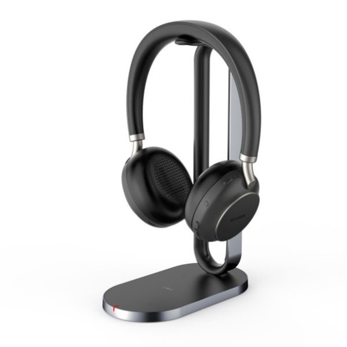 Yealink Yealink BH76 Bluetooth Headset Zwart met Laadstandaard - USB-A - Microsoft Teams