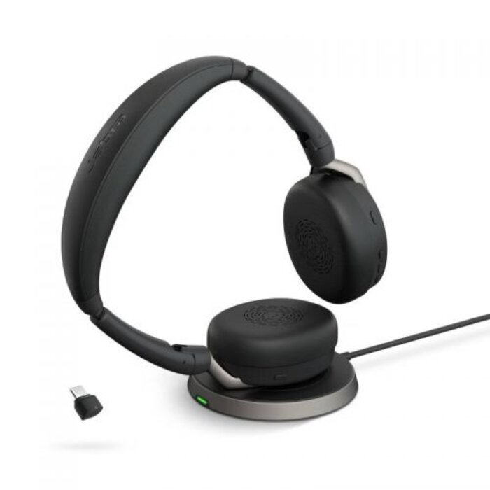Jabra Jabra Evolve2 65 Flex UC Stereo Headset met Draadloos Oplaadpad
