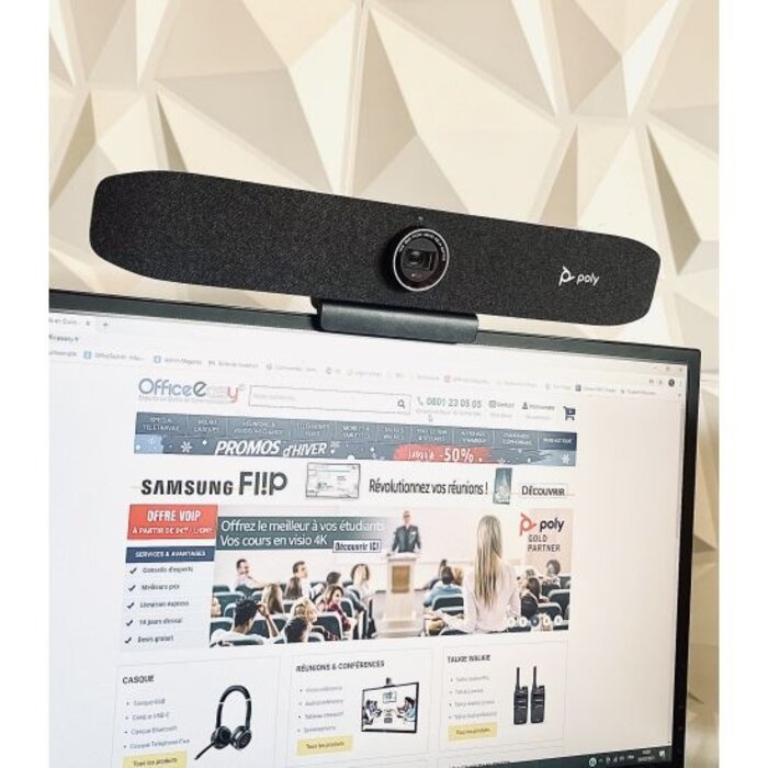 Poly Poly Studio P15 4K Videobar - USB Conferentiecamera met NoiseBlockAI