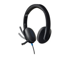 logitech Logitech H540 USB Headset Zwart