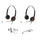 Agent 650 Meeluisterbundel met 2 Headsets en Trainingskabel