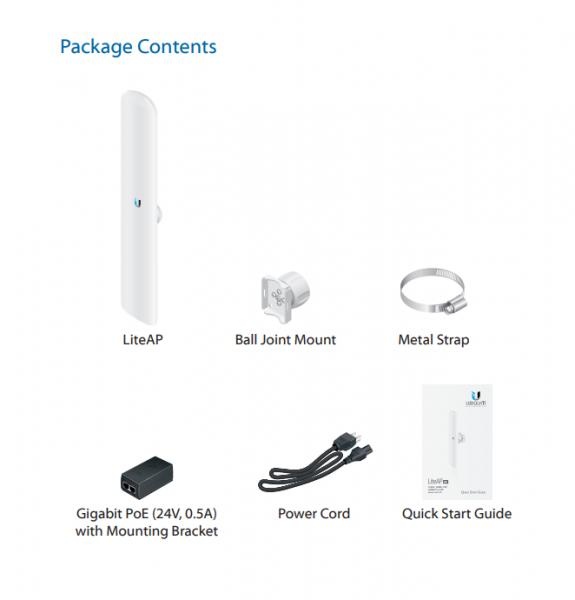 Ubiquiti Ubiquiti LiteAP ac (LAP-120) 5 GHz Sector Access Point