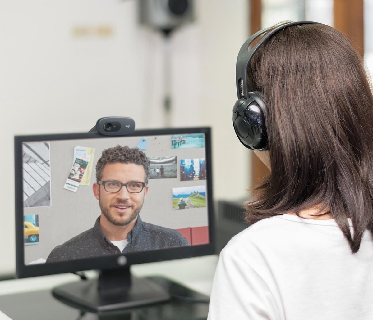 logitech Logitech C505e HD Webcam - 720p met Microfoon, foto 3 van 4