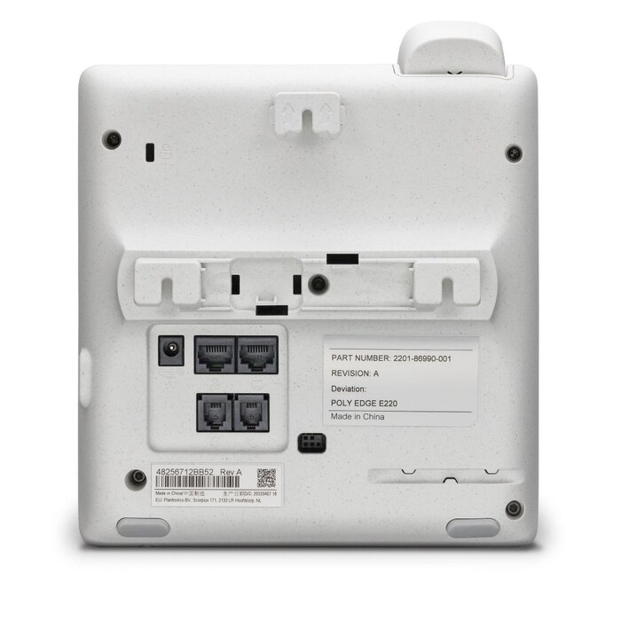 Poly Poly Edge E100 2-lijns Bluetooth VoIP IP Bureautelefoon met Kleurenscherm