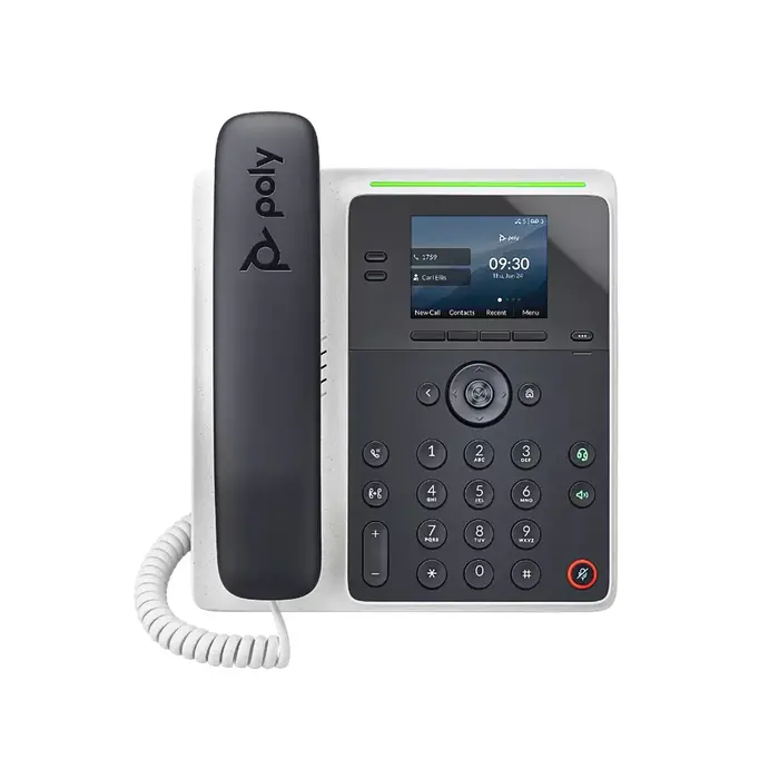 Poly Poly Edge E100 2-lijns Bluetooth VoIP IP Bureautelefoon met Kleurenscherm