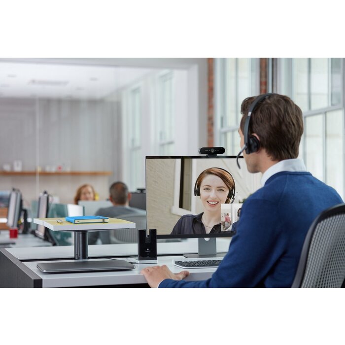 logitech Logitech BRIO 4K Ultra HD Business Webcam - HDR - 60 FPS - Zwart