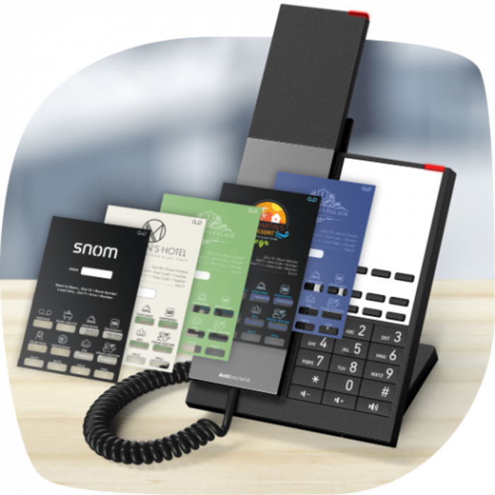 SNOM Snom HD350W Draadloze WiFi VoIP-Telefoon - Antibacterieel (7008)