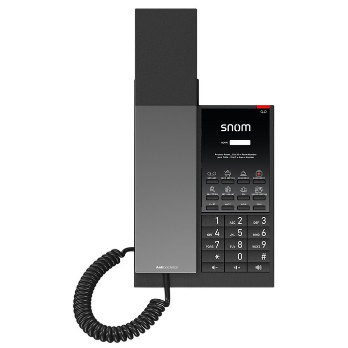 SNOM Snom HD350W Draadloze WiFi VoIP-Telefoon - Antibacterieel (7008)