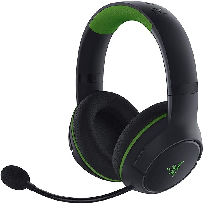 razer Razer Kaira - Draadloze Gaming Headset voor Xbox Series X|S + Xbox One + PC (Wireless, titanium-drivers van 50 mm, cardioïde microfoon, EQ-voorkeursknop) Zwart - Groen