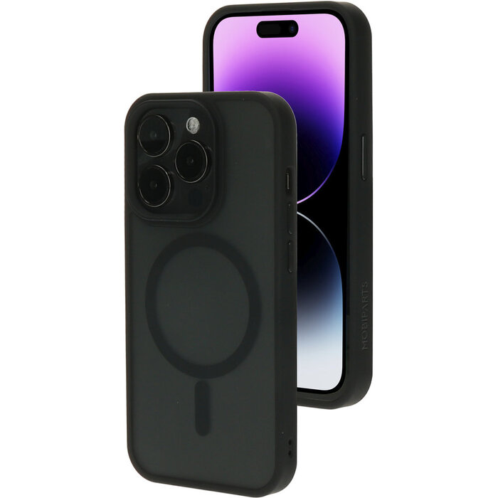 Mobiparts Mobiparts Hardcover iPhone 14 Pro Satin Black MagSafe (MP-124008)