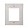 2N Verso Inbouwframe 1 Module Zilver voor Helios IP Verso