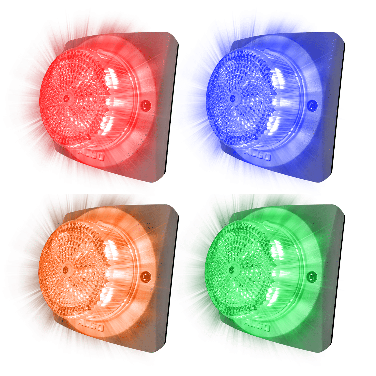 Algo Algo 8138 IP SIP Stroboscooplamp - 4-Kleuren Visuele Alarmmelder
