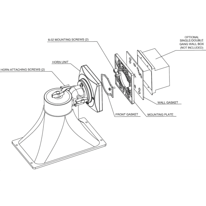 Algo Algo 8186 SIP Hoorn Luidspreker (8186)