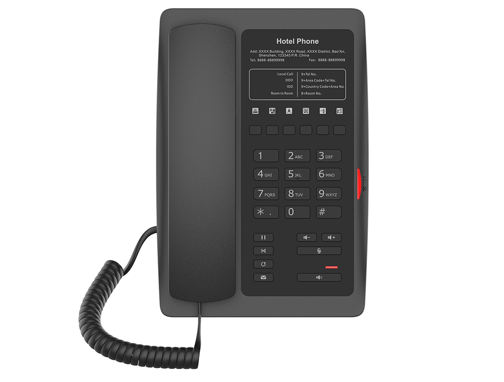Fanvil Fanvil H5W WiFi VoIP Telefoon met Kleurenscherm Zwart