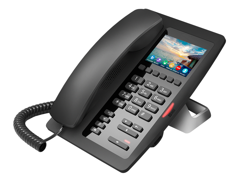 Fanvil Fanvil H5W WiFi VoIP Telefoon met Kleurenscherm Zwart