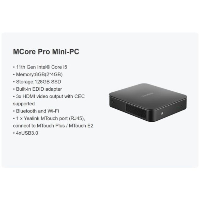 Yealink Yealink MVC640-C4-F13 Video Conferencing Systeem voor Teams Rooms