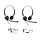 Agent AG-2 Meeluister Headset Bundel met Trainingskabel en USB-aansluiting