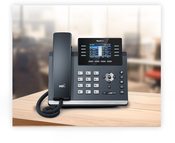 Yealink Yealink SIP-T44W VoIP Telefoon met Wifi en Bluetooth